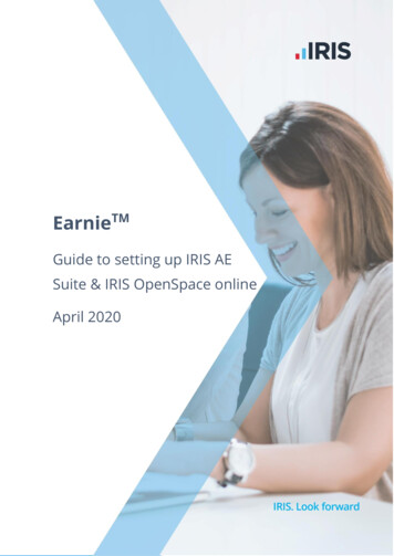 Guide To Setting Up IRIS AE Suite & IRIS OpenSpace Online April 2020