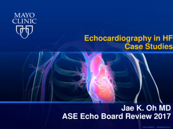 Echocardiography In HF Case Studies