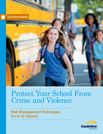 Protect Your School From Crime And Violence - GuideOne Insurance