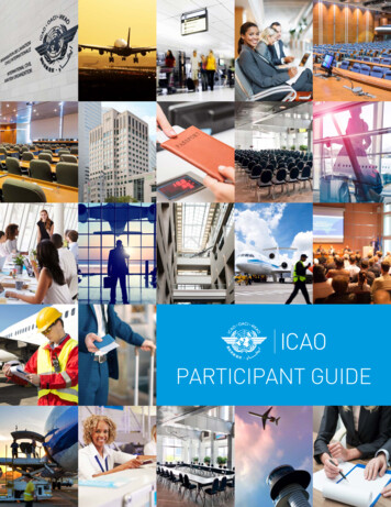 PARTICIPANT GUIDE - ICAO