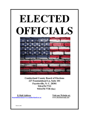 Elected Officials - Cumberlandcountync.gov