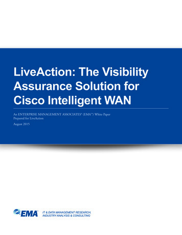 LiveAction: The Visibility Assurance Solution For Cisco Intelligent WAN