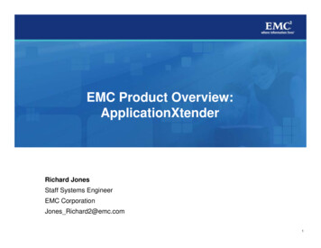 EMC Product Overview: ApplicationXtender - Fujitsu Global