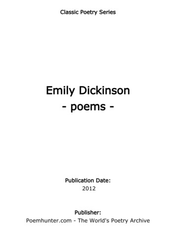 Emily Dickinson 2012 Pdf Ebook - Poem Hunter