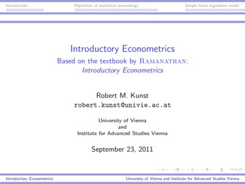 Introductory Econometrics - Univie.ac.at
