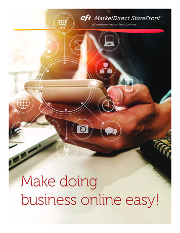 Make Doing Business Online Easy! - Electronics For Imaging