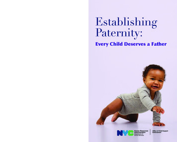 Establishing Paternity