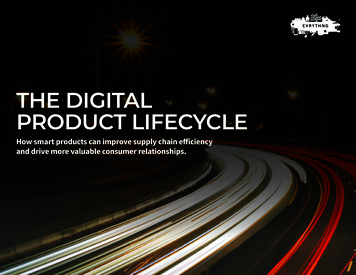 THE DIGITAL PRODUCT LIFECYCLE - Evrythng 