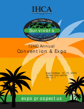 72ND Annual Convention & Expo - IHCA