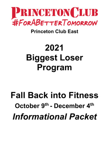 Biggest Loser Program Fall Back Into Fitness
