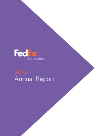 FedEx Corporation 2019 Annual Report - S1.q4cdn 