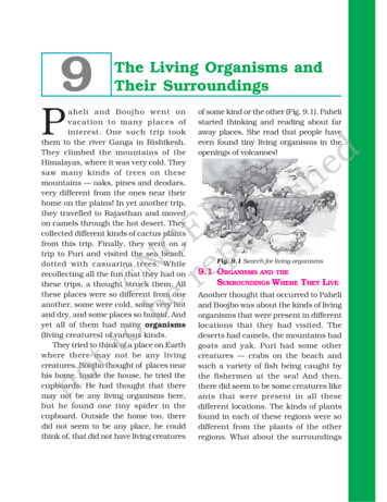 9 The Living Organisms And Their Surroundings P