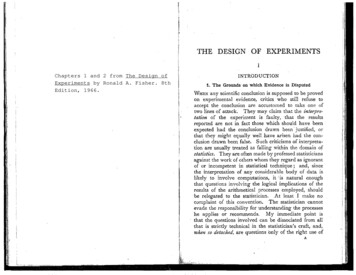 THE DESIGN OF EXPERIMENTS - Jas Sekhon, UC Berkeley