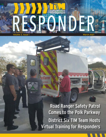 RESPONDER Volume 2, Issue 1 March 2021 - FDOT