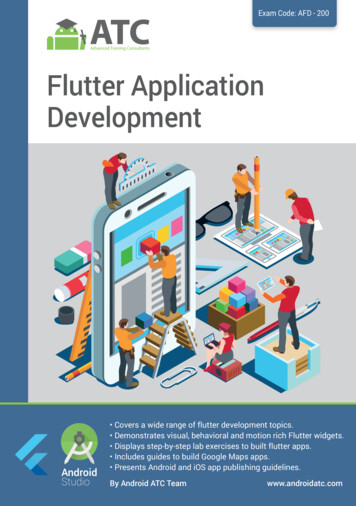 Flutter Application Development - Android ATC