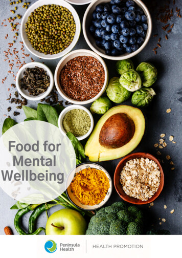 Food For Mental Wellbeing Resource - Peninsula Health