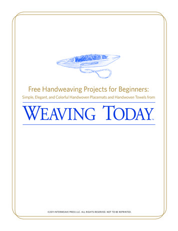 Free Handweaving Projects - Four Corners Weavers Guild