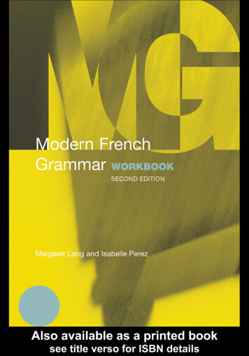 Modern FRENCH Grammar WORKBOOK - LanguageBird