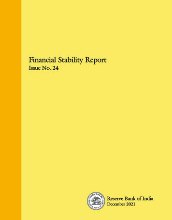 Financial Stability Report - Rbidocs.rbi .in