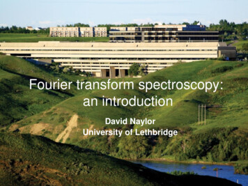 Fourier Transform Spectroscopy: An Introduction