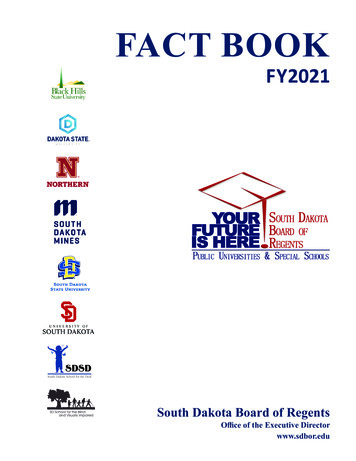 FY2021 - Sdbor.edu