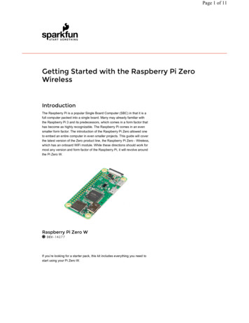 Getting Started With The Raspberry Pi Zero Wireless
