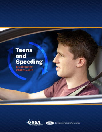 Teens And Speeding - GHSA