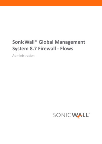 GMS 8.7 Firewall Flows - SonicWall