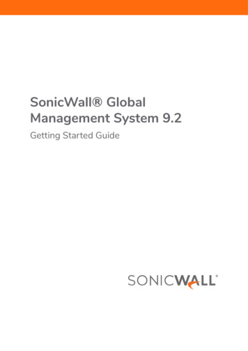 SonicWall Global Management System 9