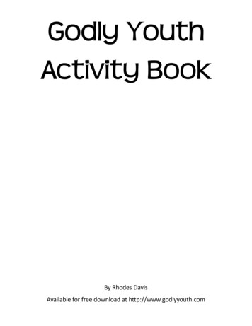 Godly Youth Activity Book - WordPress 
