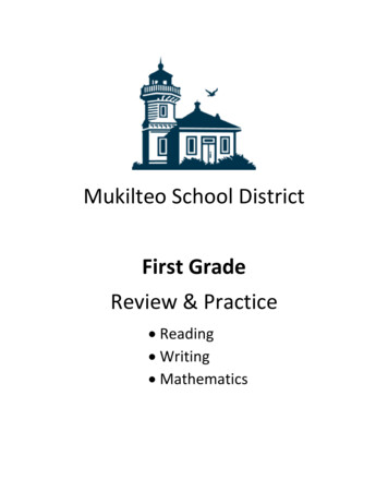 Grade 1 Practice Packet - Mukilteo School District