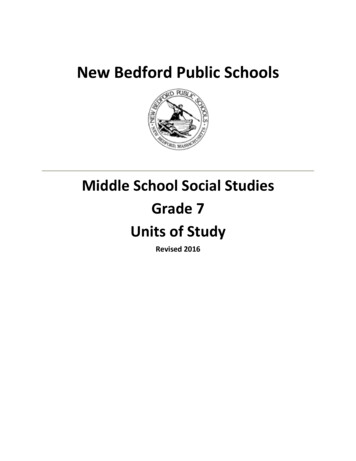 Middle School Social Studies Grade 7 Units Of Study