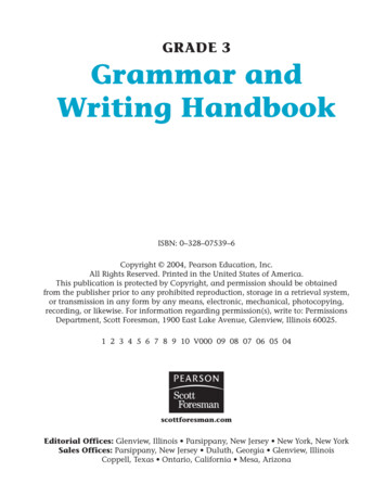 GRADE 3 Grammar And Writing Handbook - Neocities