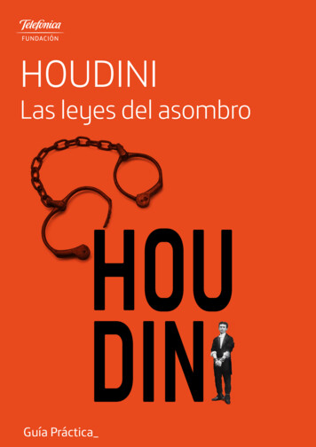 Houdini Las Leyes Del Asombro - Fundacion Telefónica