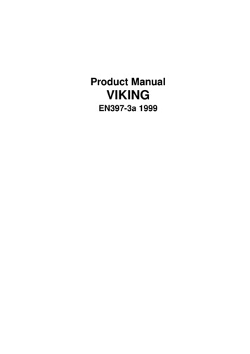 Product Manual VIKING - Hydrogutex