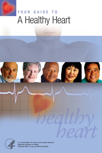 Your Guide To A Healthy Heart - National Institutes Of 