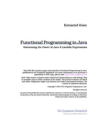 Functional Programming In Java - The Pragmatic Programmer