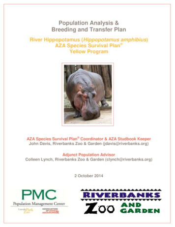 Population Analysis & Breeding And Transfer Plan