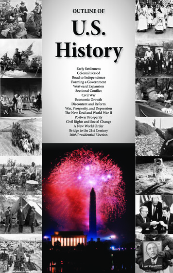 OUTLINE OF U.S. History - National & World Updates