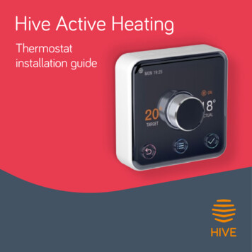 Hive Active Heating Installation Guide - Amazon Web 