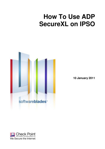 How To Use ADP SecureXL On IPSO - Check Point Software