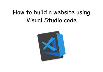 How To Build A Website Using Visual Studio Code