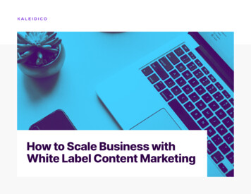 How To Scale Business With White Label Content Marketing