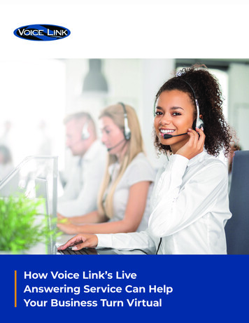 How Voice Link's Live Answering Service Can Help Your Business Turn Virtual
