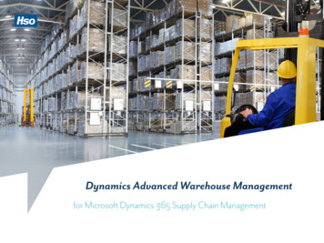 Dynamics Advanced Warehouse Management - HSO