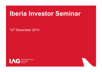 Iberia Investor Seminar - Expansión