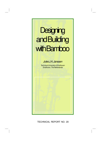 Designing And Building With Bamboo