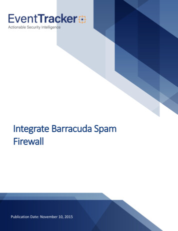 Integrate Barracuda Spam Firewall - Netsurion