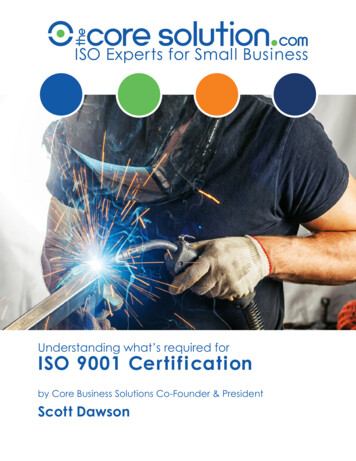 Understanding What’s Required For ISO 9001 Certification