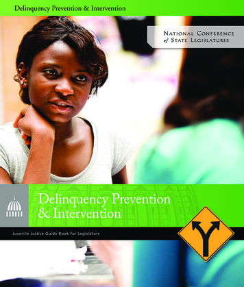 Delinquency Prevention & Intervention